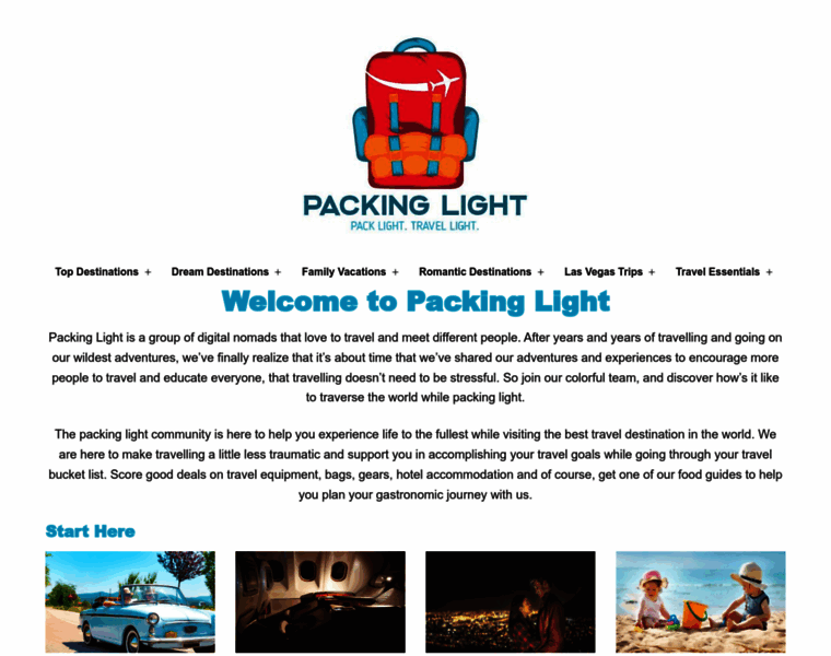 Packinglight.net thumbnail