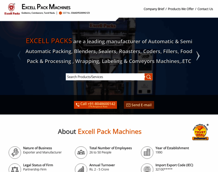 Packingmachinerymanufacturer.com thumbnail