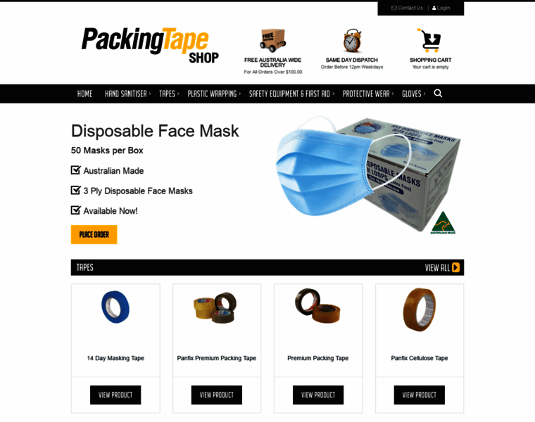Packingtapeshop.com.au thumbnail