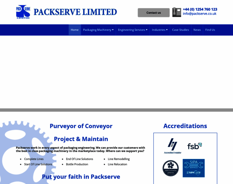 Packserve.co.uk thumbnail
