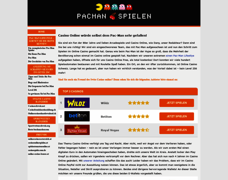 Pacman-spielen.com thumbnail