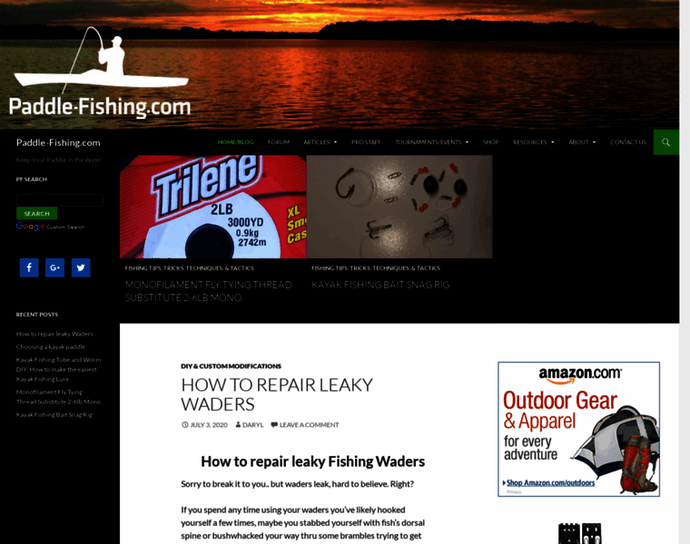 Paddle-fishing.com thumbnail