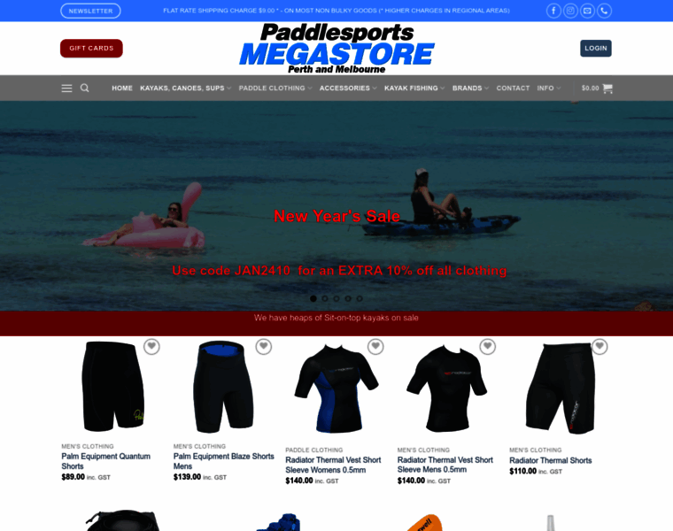 Paddlesportsmegastore.com.au thumbnail