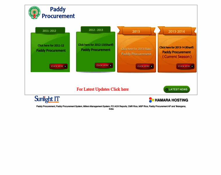 Paddyprocurement.com thumbnail