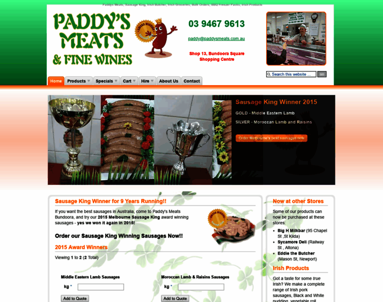 Paddysmeats.com.au thumbnail