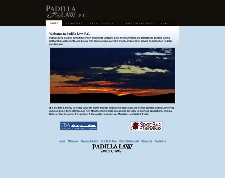 Padillalawpractice.com thumbnail