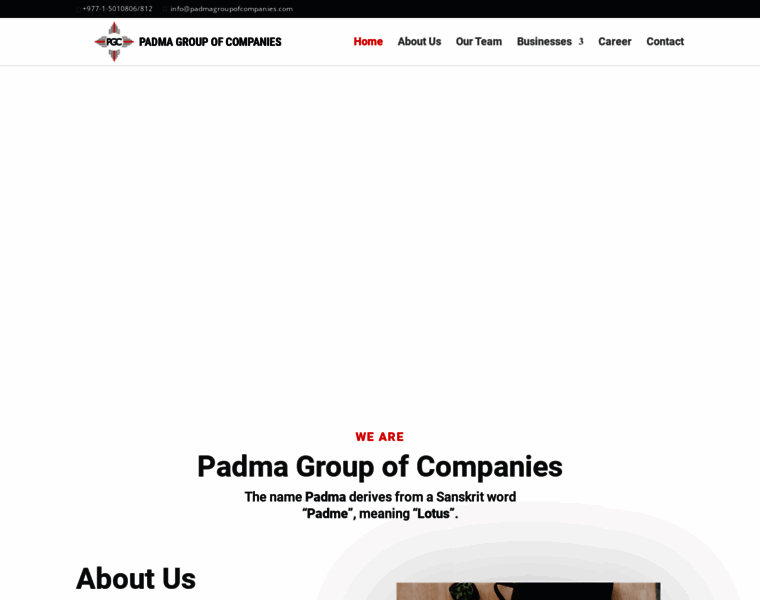 Padmagroupofcompanies.com thumbnail