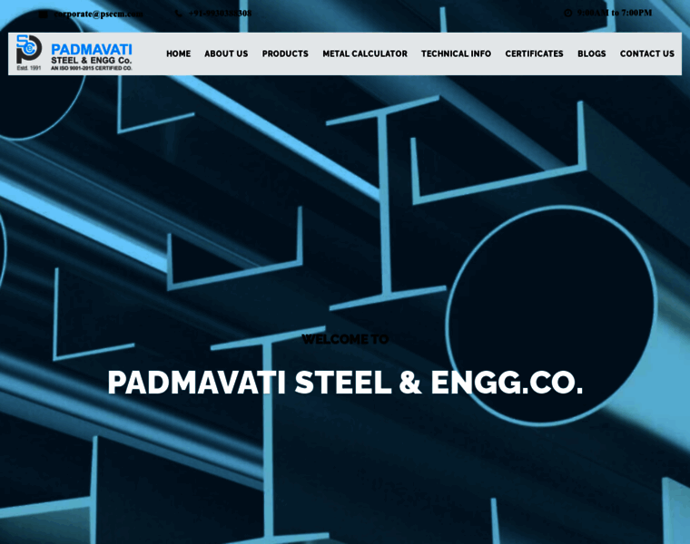 Padmavatisteel.com thumbnail