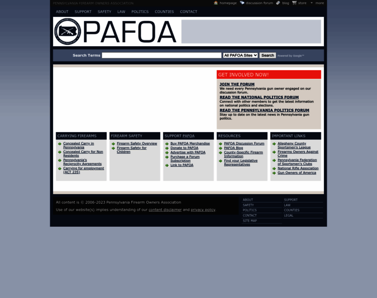 Pafoa.org thumbnail