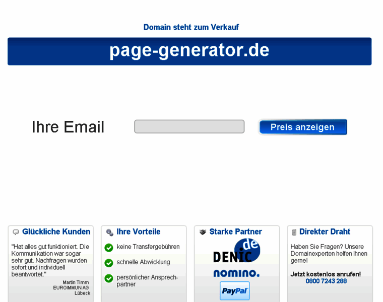 Page-generator.de thumbnail Page-generator.de thumbnail