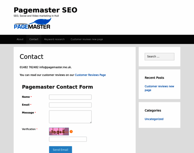 Pagemaster.me.uk thumbnail