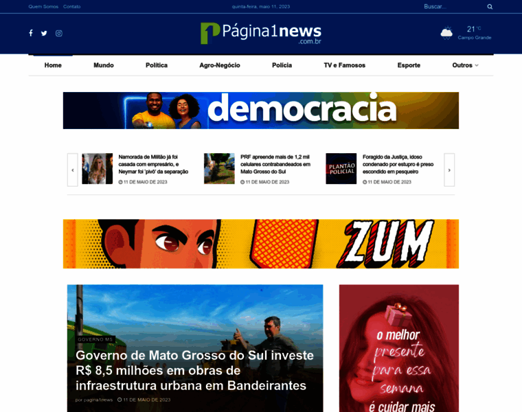 Pagina1news.com.br thumbnail