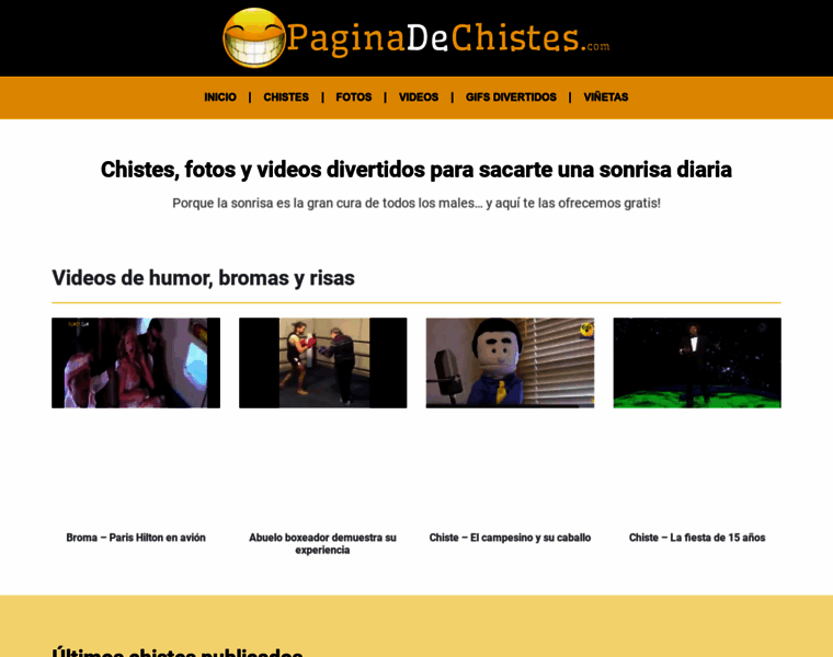 Paginadechistes.com thumbnail