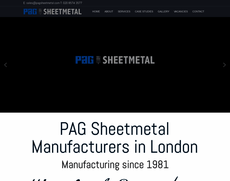 Pagsheetmetal.com thumbnail