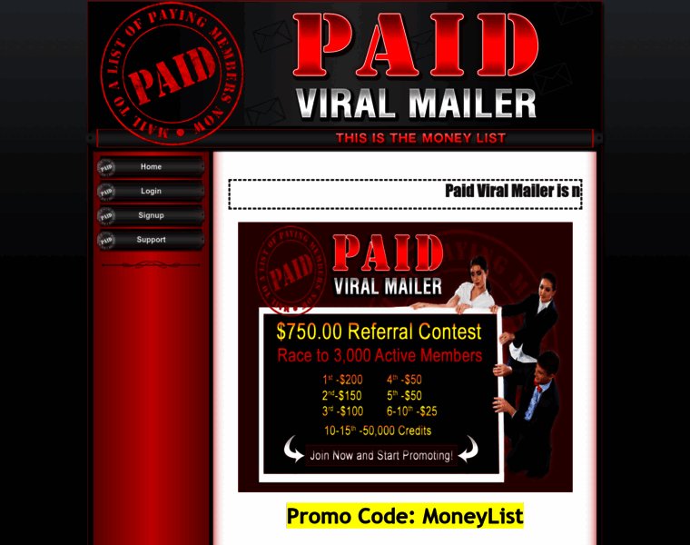 Paidviralmailer.com thumbnail