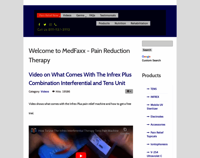 Painreductiontherapy.com thumbnail
