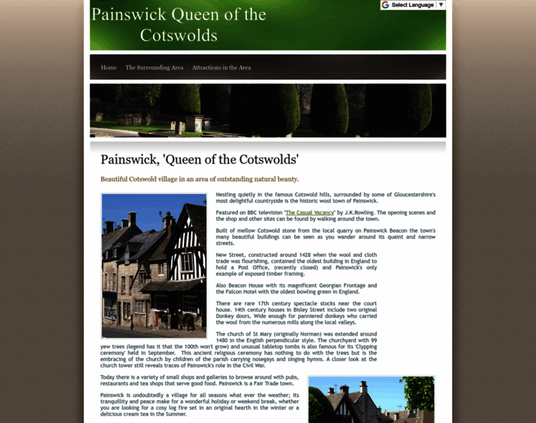 Painswick.co.uk thumbnail