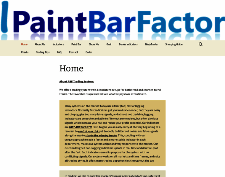 Paintbarfactory.com thumbnail