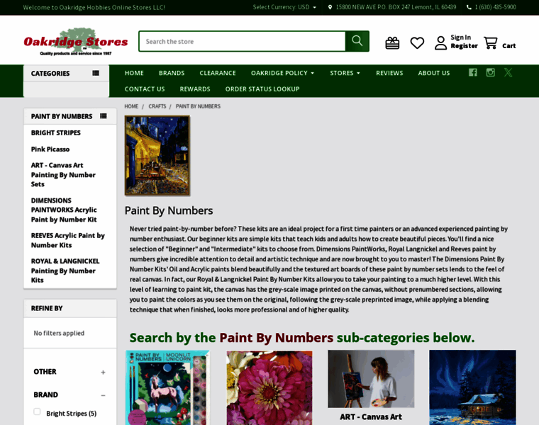 Paintbynumberkits.com thumbnail