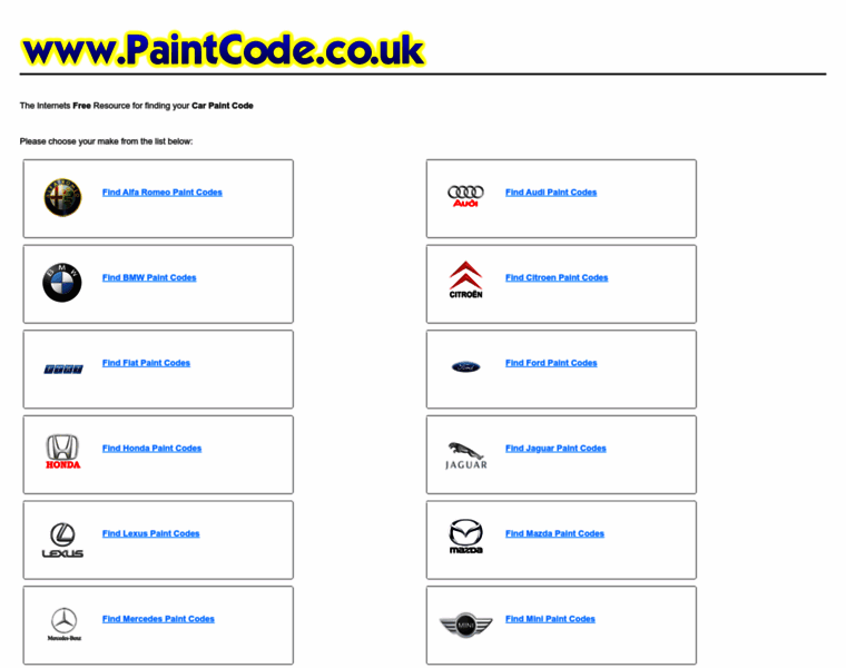 Paintcode.co.uk thumbnail