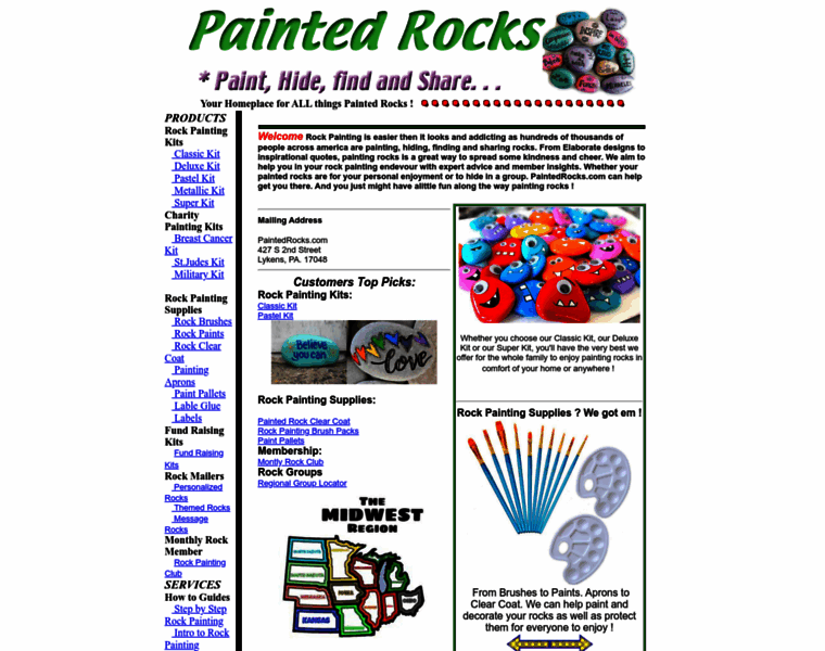 Paintedrocks.com thumbnail