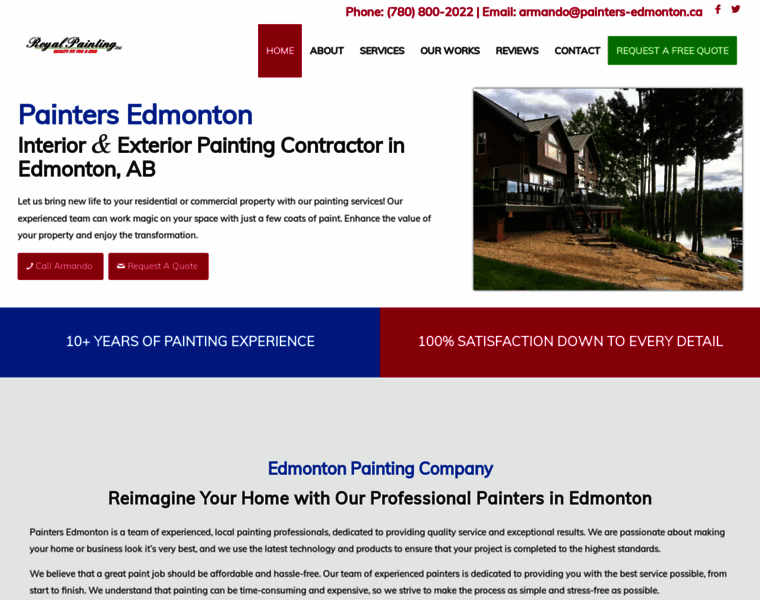 Painters-edmonton.ca thumbnail