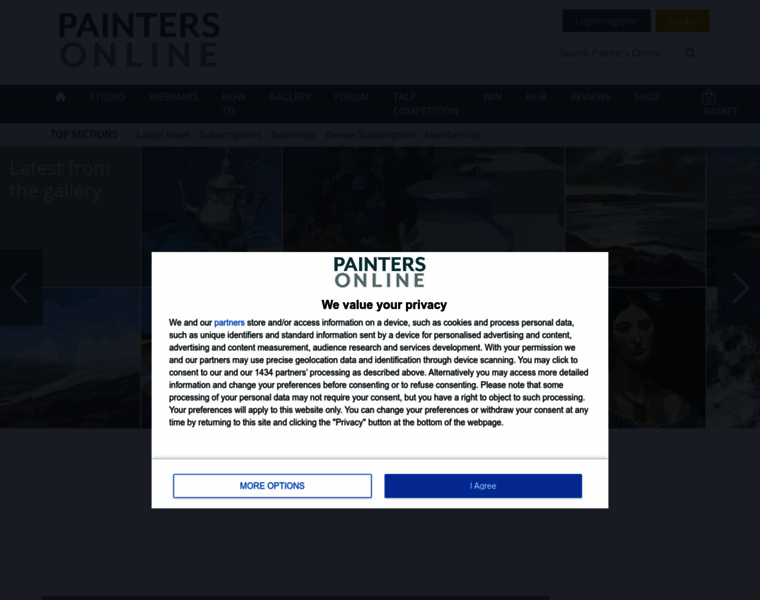 Painters-online.co.uk thumbnail