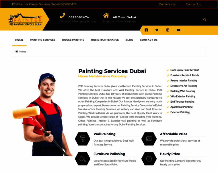 Painting-service-dubai.com thumbnail