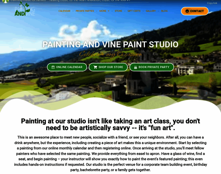 Paintingandvine.com thumbnail