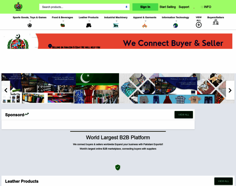 Pakistaniexports.com thumbnail