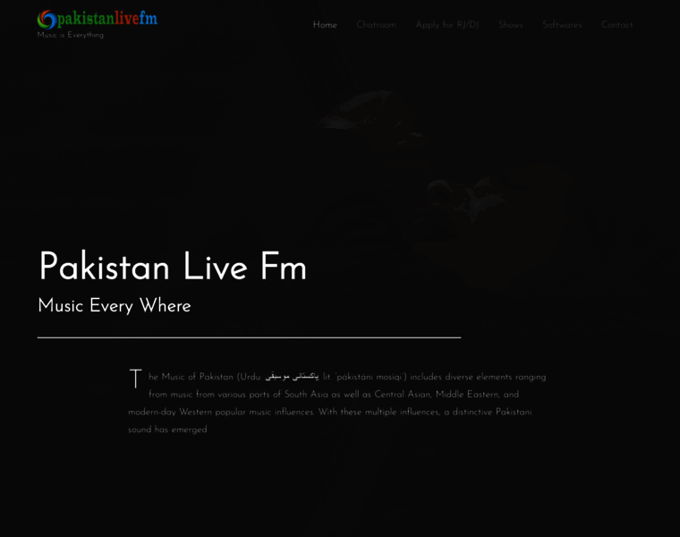 Pakistanlivefm.com thumbnail