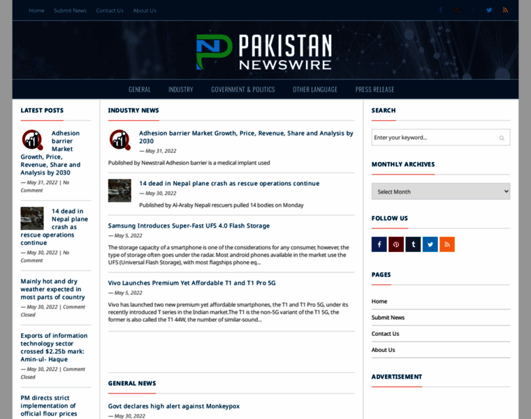 Pakistannewswire.net thumbnail
