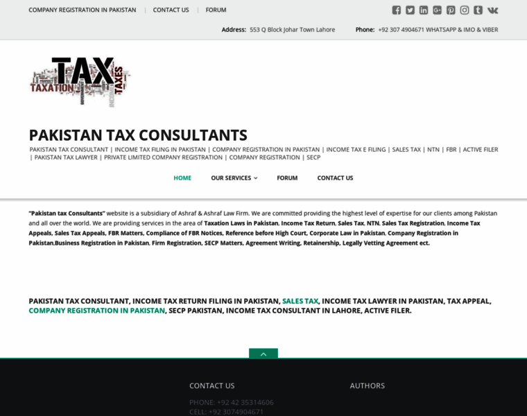 Pakistantaxconsultants.com thumbnail