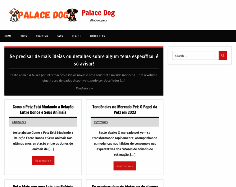 Palacedog.com.br thumbnail