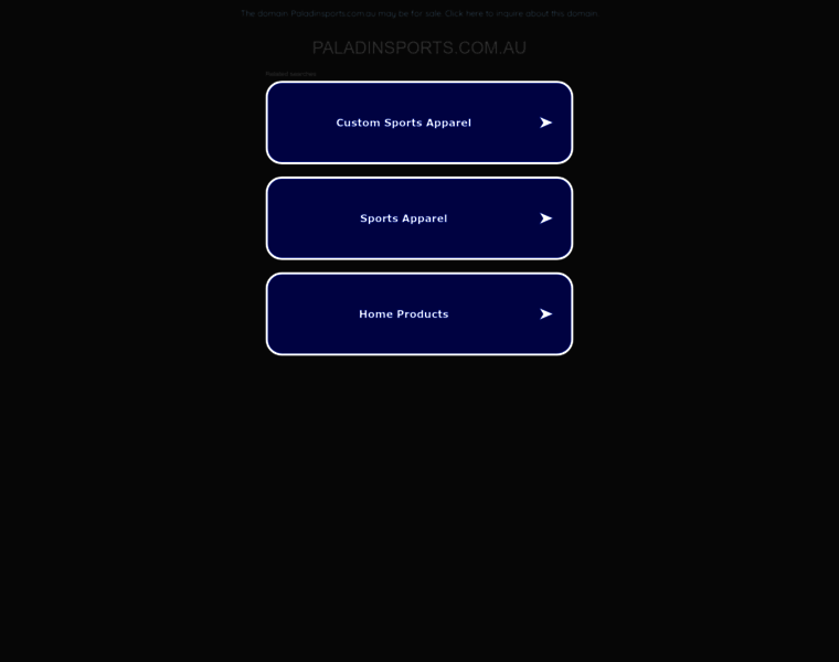 Paladinsports.com.au thumbnail