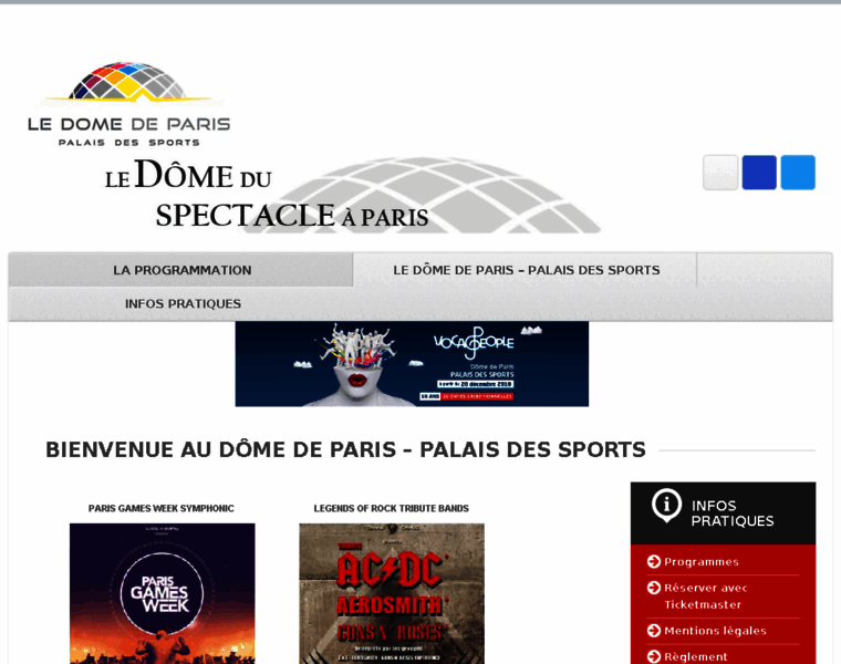 Palaisdessports.com thumbnail