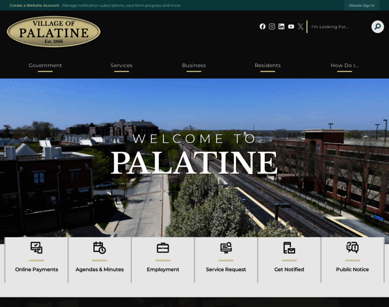 Palatine.il.us thumbnail