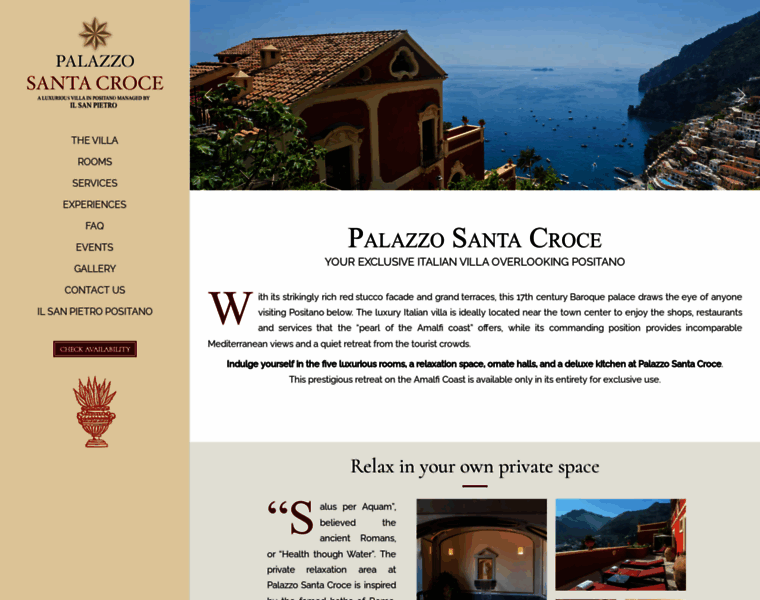 Palazzosantacroce.com thumbnail