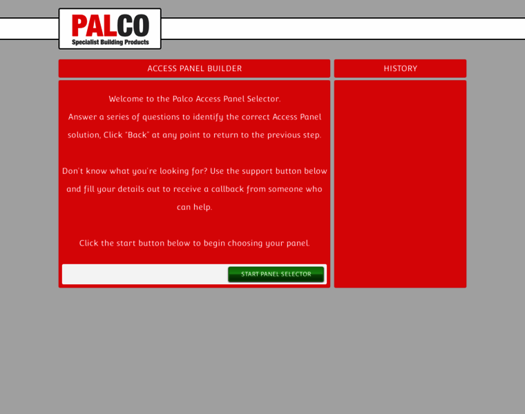 Palco.panelselector.com thumbnail