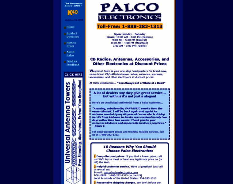 Palcoelectronics.com thumbnail