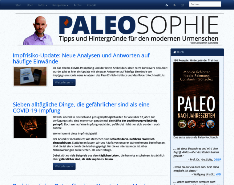 Paleosophie.de thumbnail