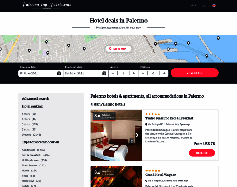 Palermo-top-hotels.com thumbnail