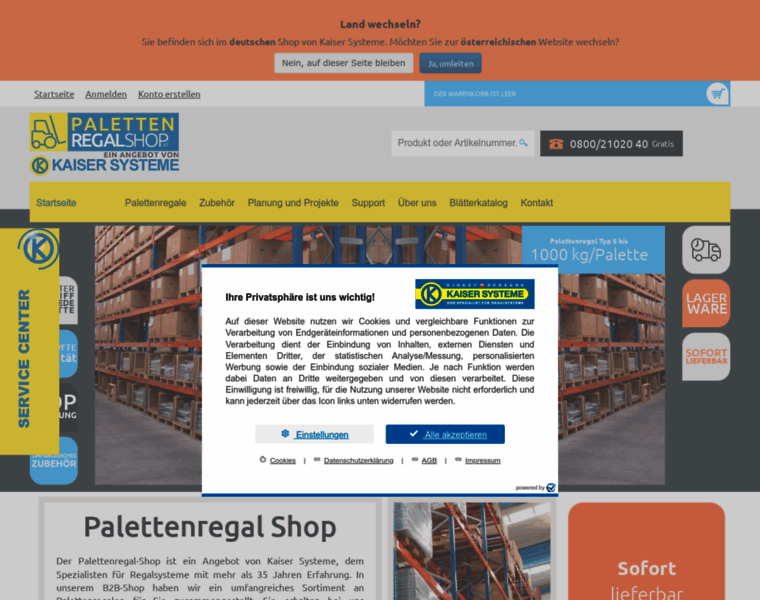 Palettenregal-shop.at thumbnail