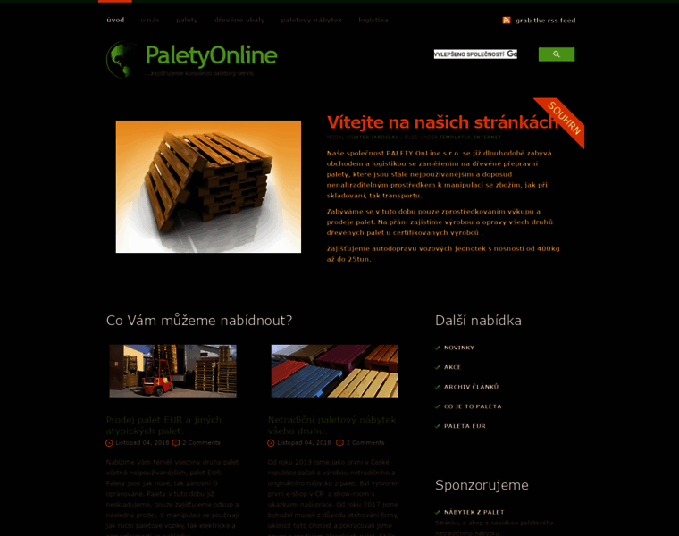 Paletyonline.cz thumbnail