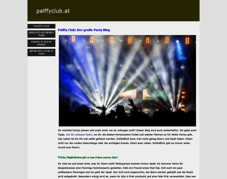 Palffyclub.at thumbnail
