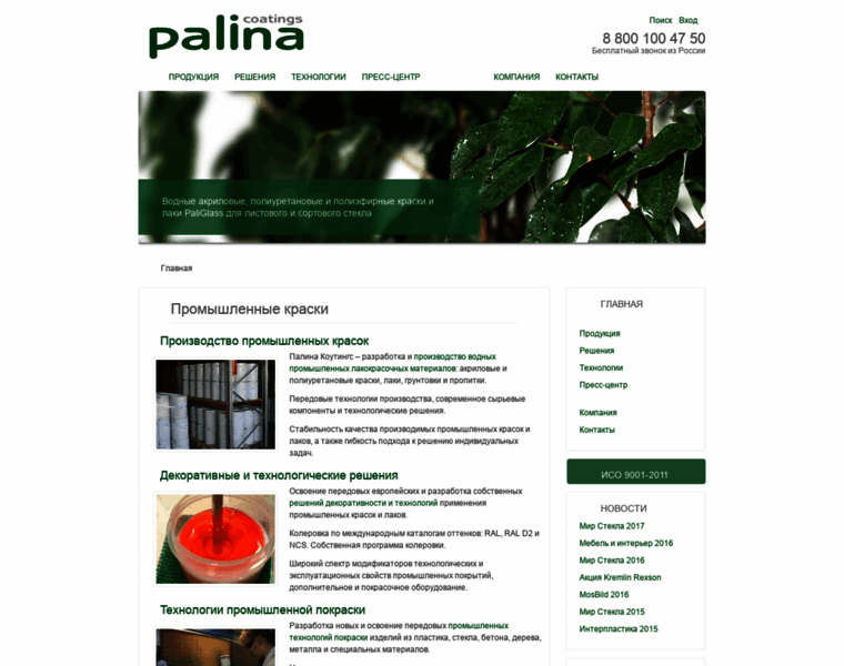 Palina-coatings.ru thumbnail