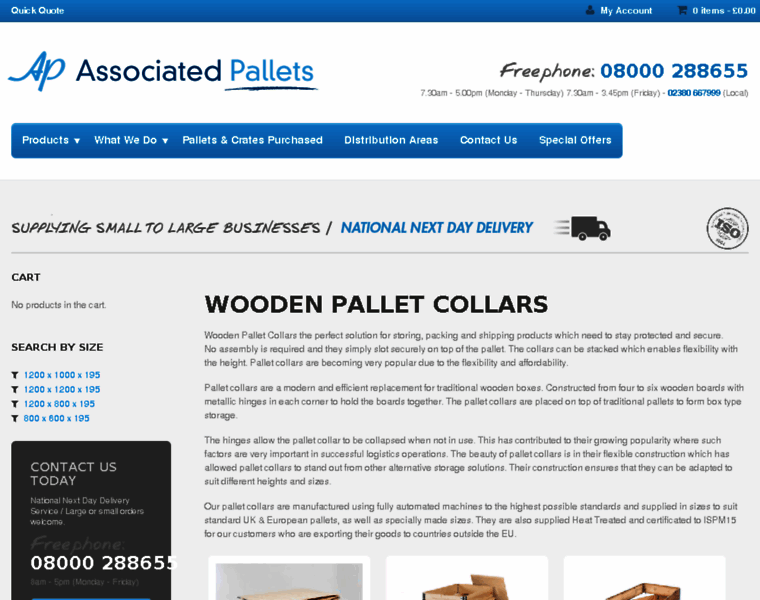 Pallet-collars.co.uk thumbnail