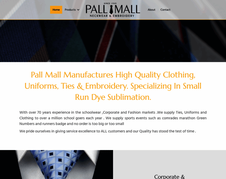 Pallmallneckwear.co.za thumbnail