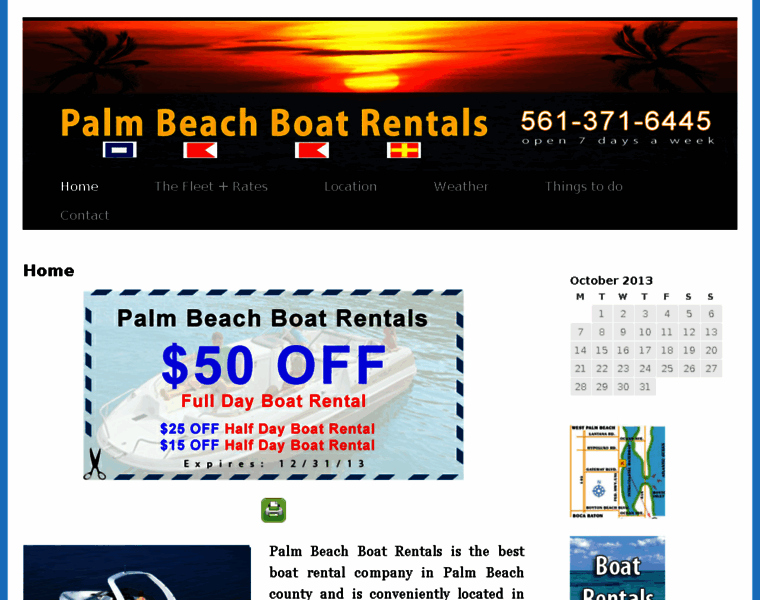Palmbeachboatrental.com thumbnail