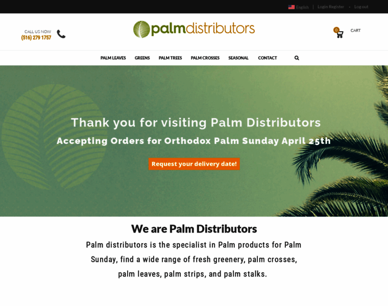 Palmdistributors.com thumbnail